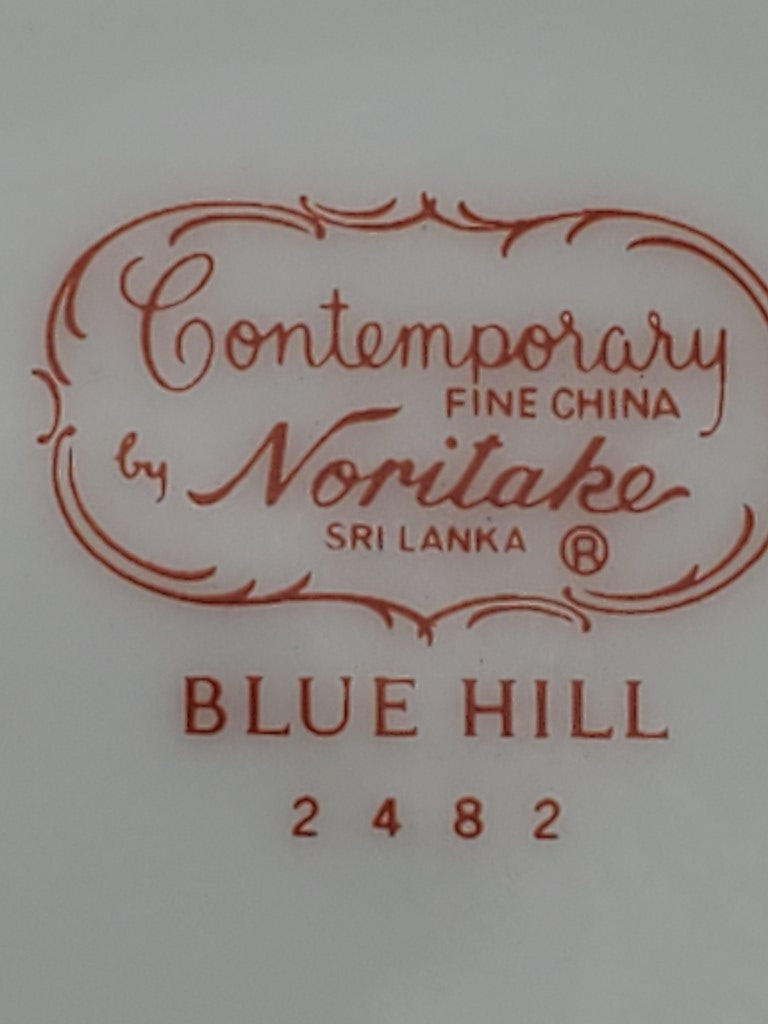 Set of 3 Noritake Blue Hill Bread & Butter Plates LK
