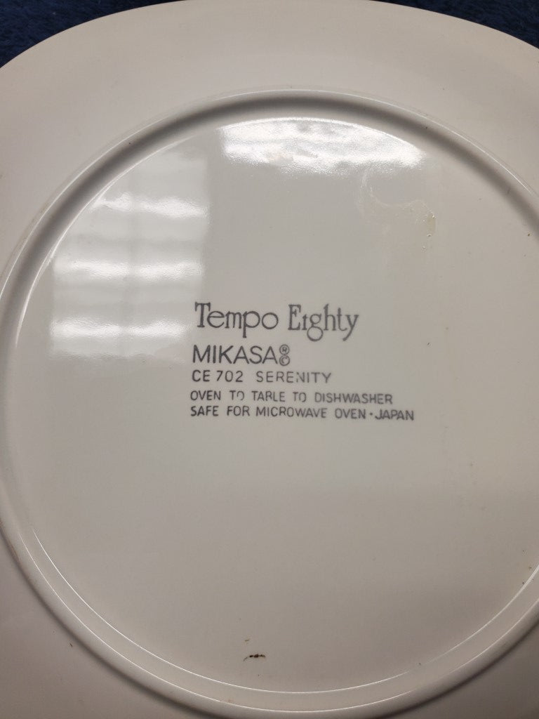 Set of 2 Mikasa Serenity Dinner Plates