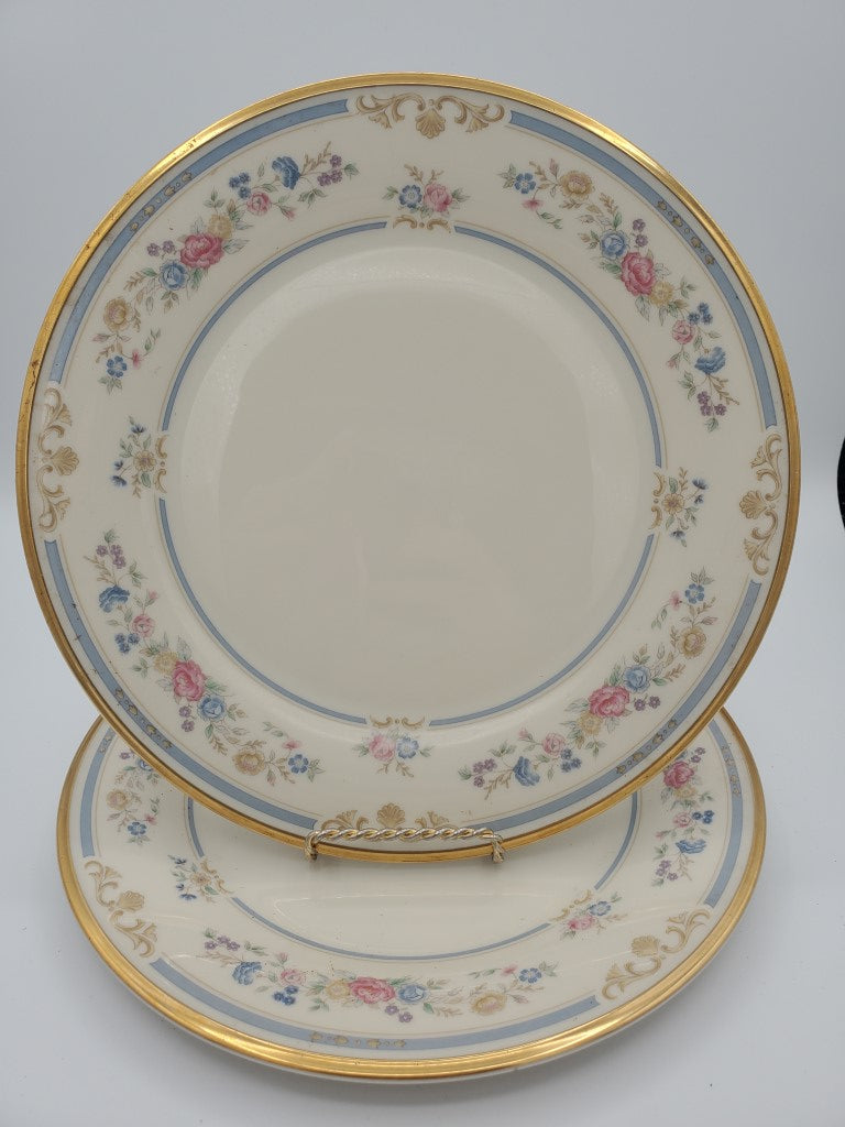 Set of 2 Lenox Raleigh Dinner Plates LK