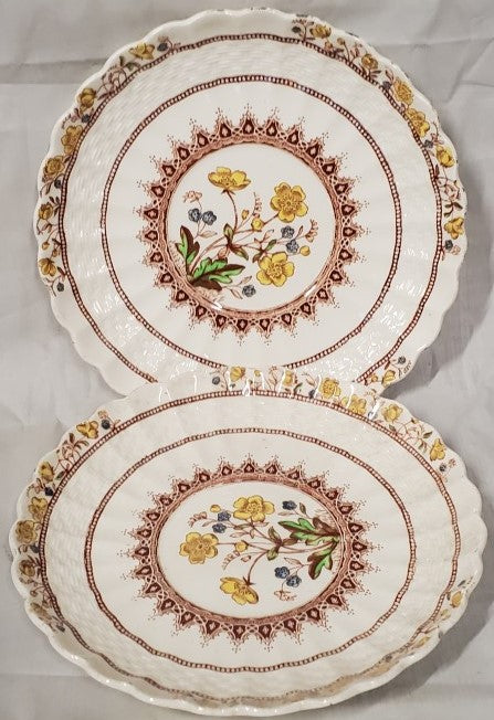 Set of 2 Spode Buttercup Saucers