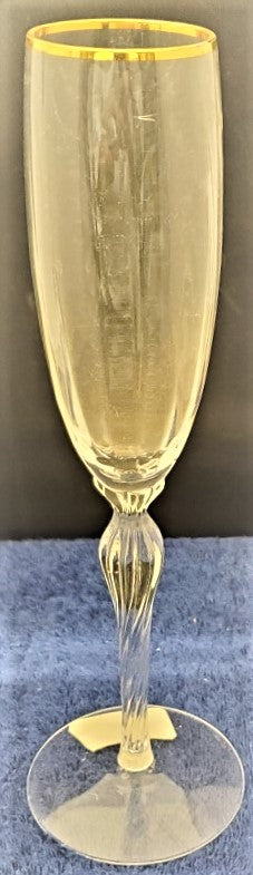 Lenox Crystal Citation Gold Champagne Glass