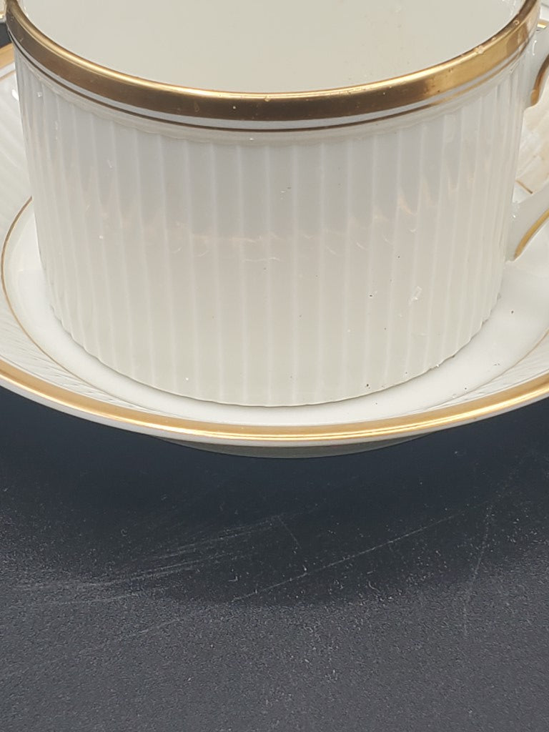 Set of 5 Fitz & Floyd Classique d'Or Cup & Saucer Sets LK