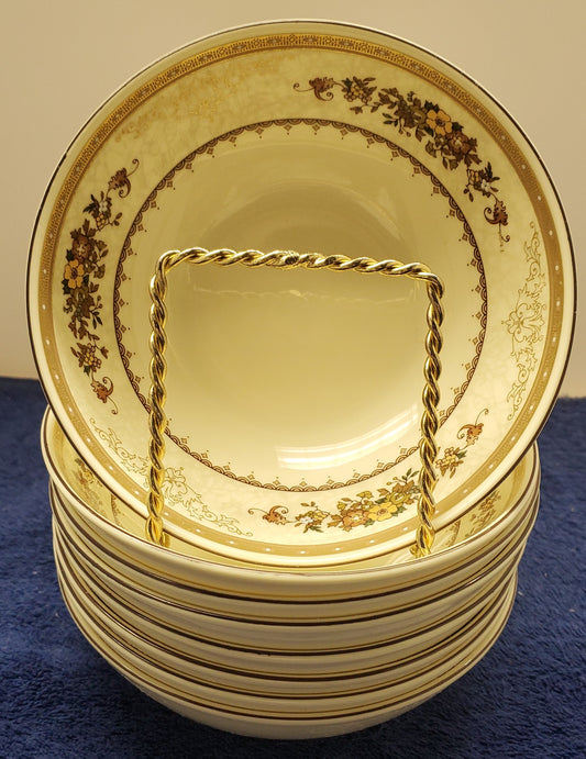 Set of 8 Minton Roxburgh Fruit Bowls