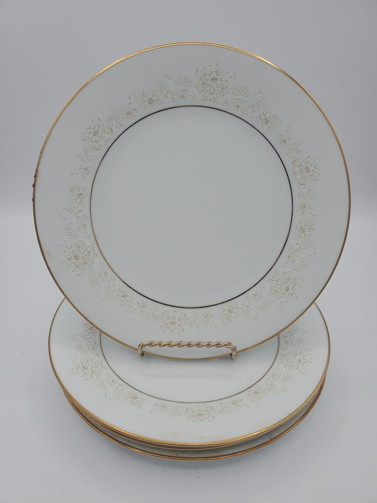 Set of 4 Noritake Dearest Salad Plates LK