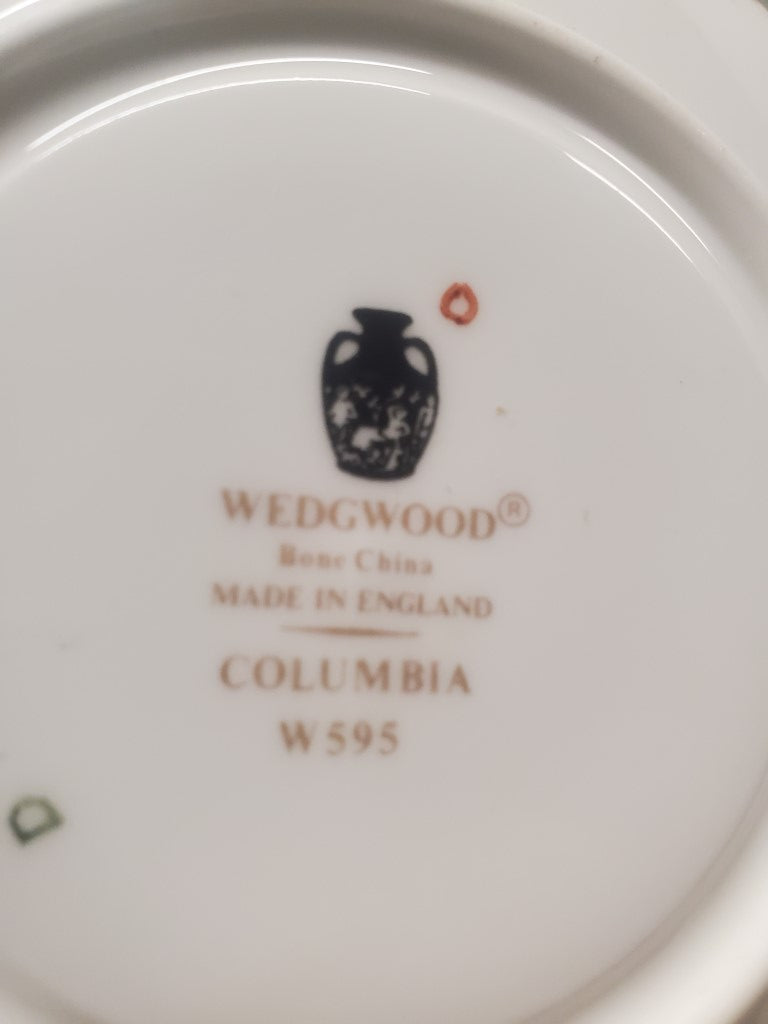 Set of 2 Wedgwood Columbia W595 Cup & Saucer Sets (Peony) LK