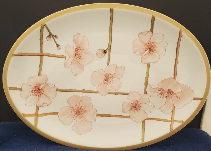 Denby Tiger Lily 13" Oval Serving Plate LK –