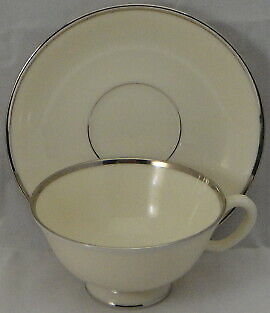 Set of 8 Lenox Montclair Cup And Saucers Sets (Peony)