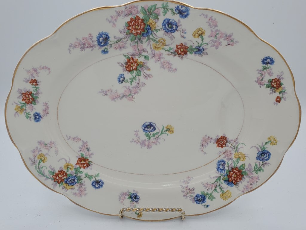 Haviland Orleans (Floral) 11" Oval Serving Platter LK