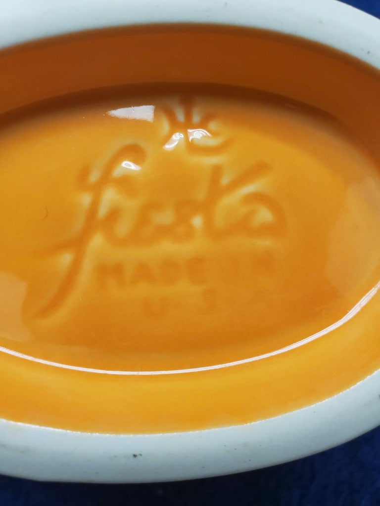 Homer Laughlin Fiesta Tangerine Open Sauce Boat