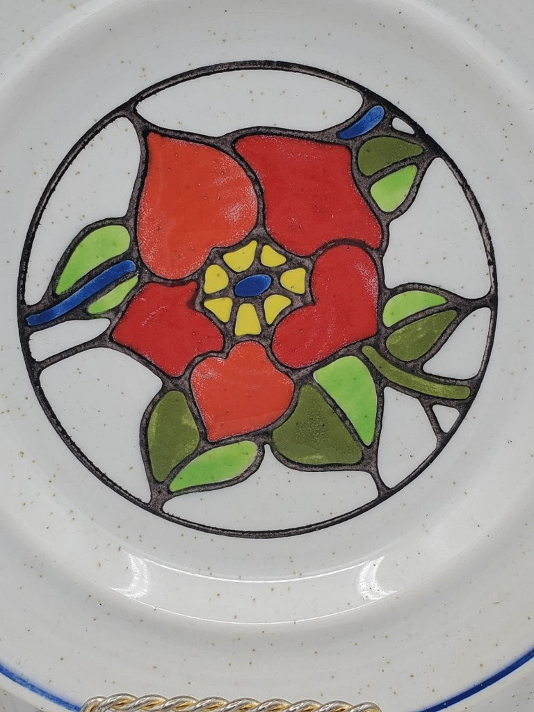 Set of 4 Metlox - Poppytrail - Vernon Moulin Dinner Plates LK