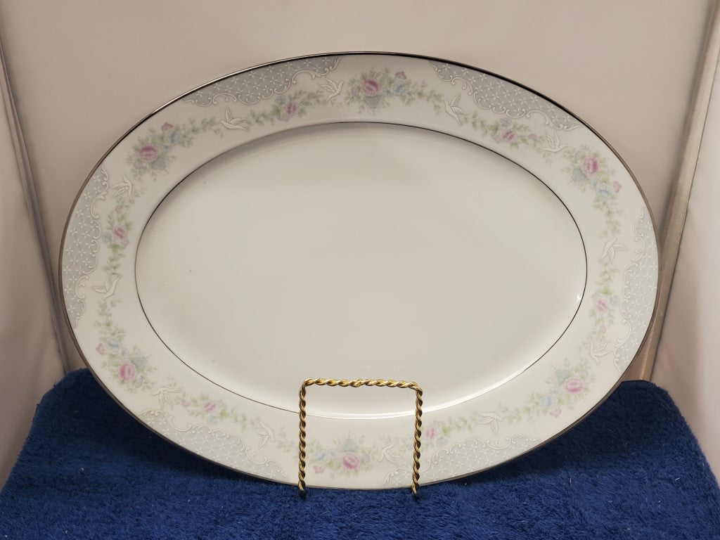 Lenox Rosamond 13" Oval Serving Platter LK