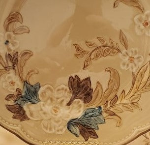 Set of 4 Franciscan Tan Bouquet Cup & Saucer Sets LK
