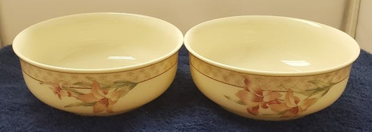 Set of 2 Gorham Trapunto Fruit Bowl?s LK