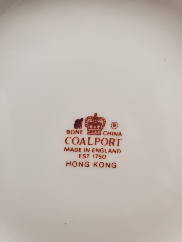 Set of 6 Coalport Hong Kong Saucers