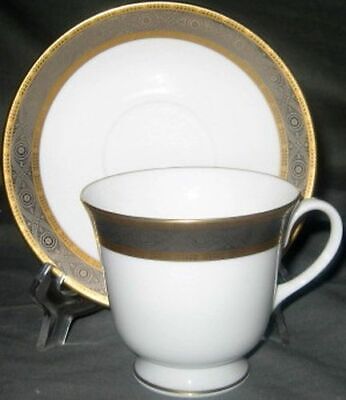Royal Worcester Contrast Cup & Saucer Set