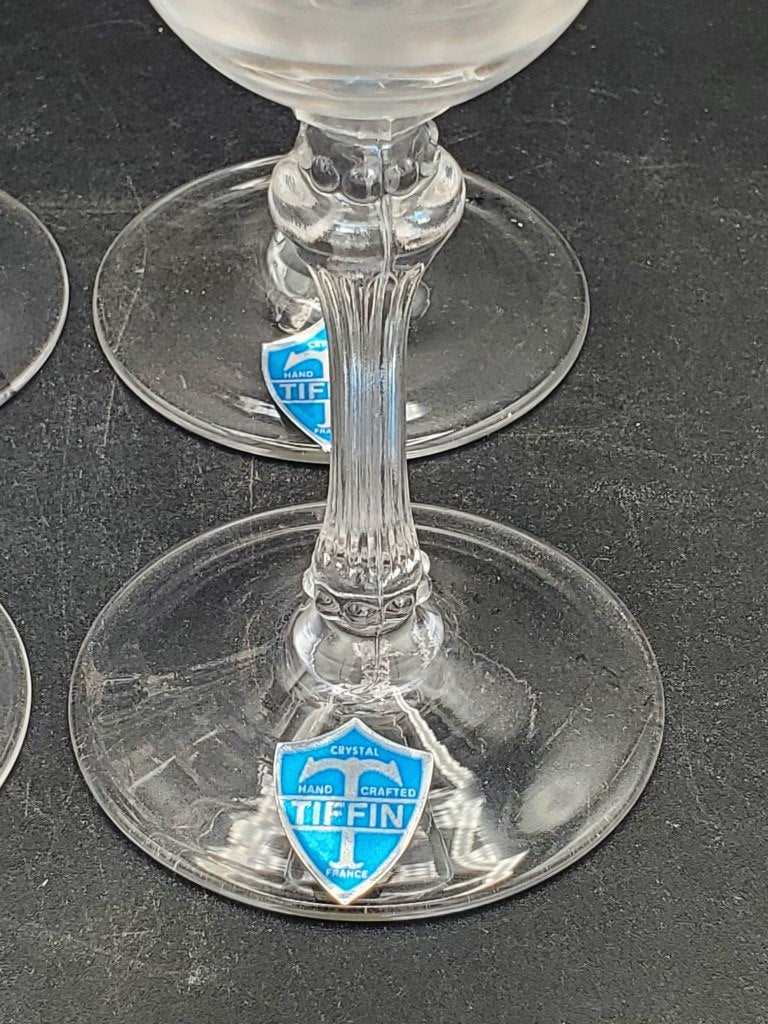 Set of 4 Tiffin-Franciscan Encanto Platinum Claret Wines LK