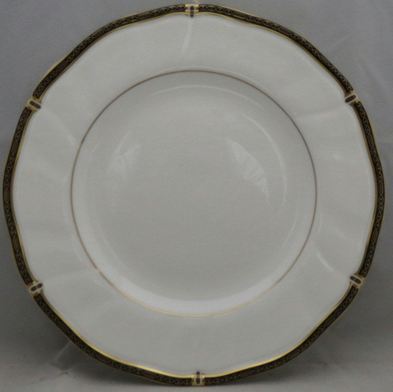Set of 4 Wedgwood Windsor Black Bread & Butter Plates