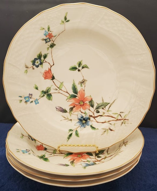 Set of 4 Mikasa Monique Rim Soup Bowls LK