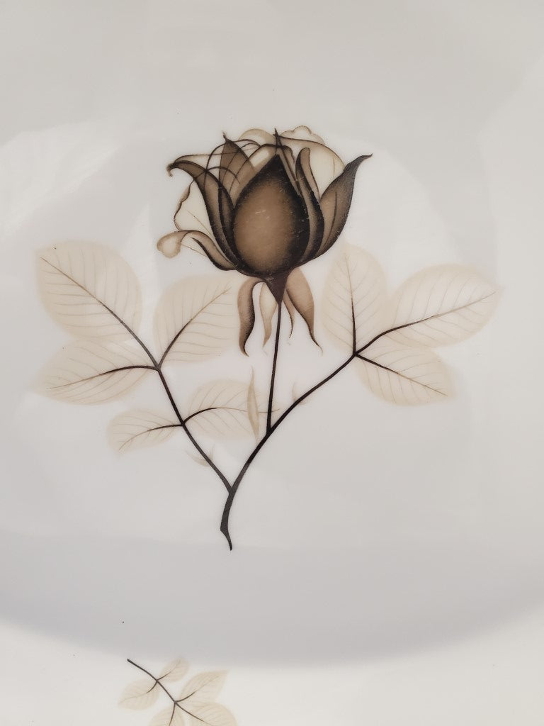 Rosenthal Shadow Rose Oval Serving Platter LK