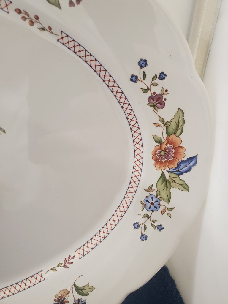 Lenox Wind Chimes Oval Serving Platter LK