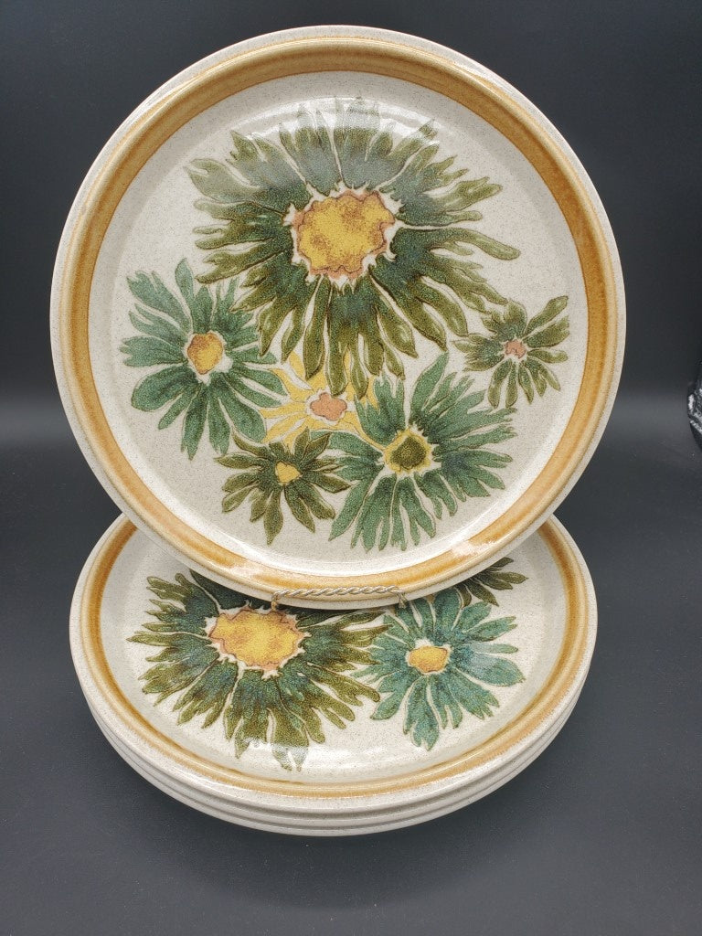 Set of 4 Mikasa Fragrance Dinner Plates LK