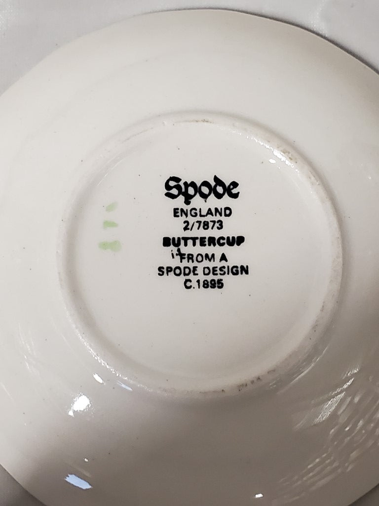 Set of 2 Spode Buttercup Saucers