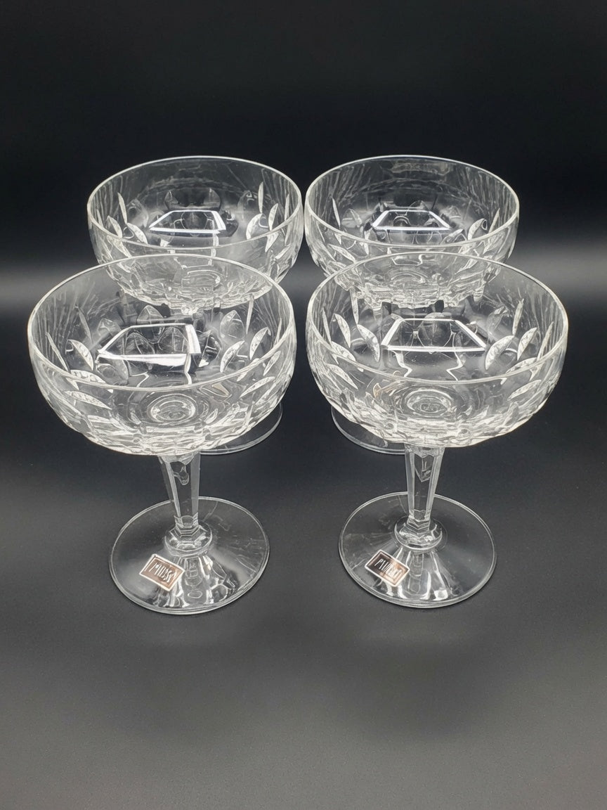 Set of 4 Mikasa Sonnet Champagne/Tall Sherbets LK