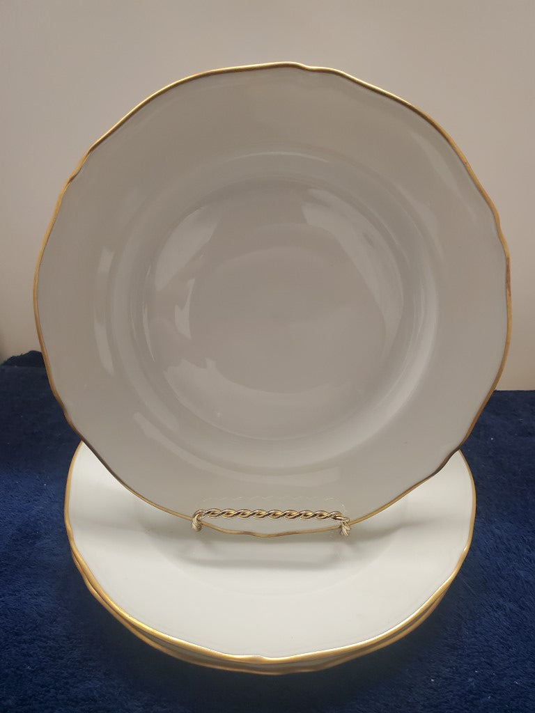 Set of 3 Chastagner Limoges (France) Unknown Salad Plate (No Inner Verge)s LK