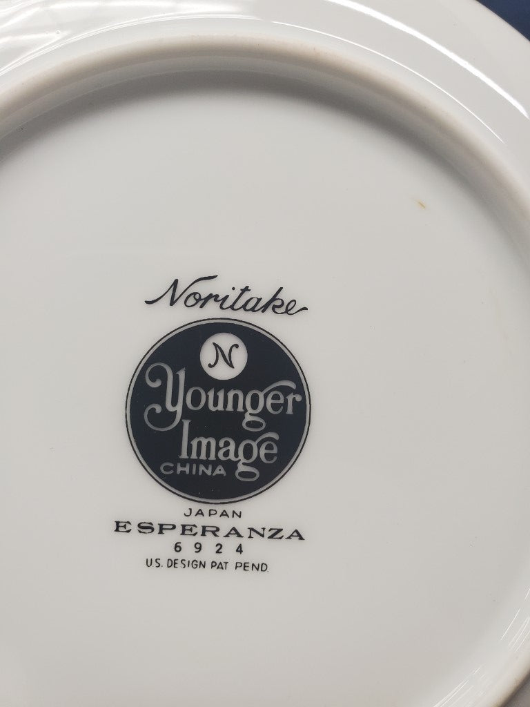 Set of 8 Noritake Esperanza Bread & Butter Plates LK