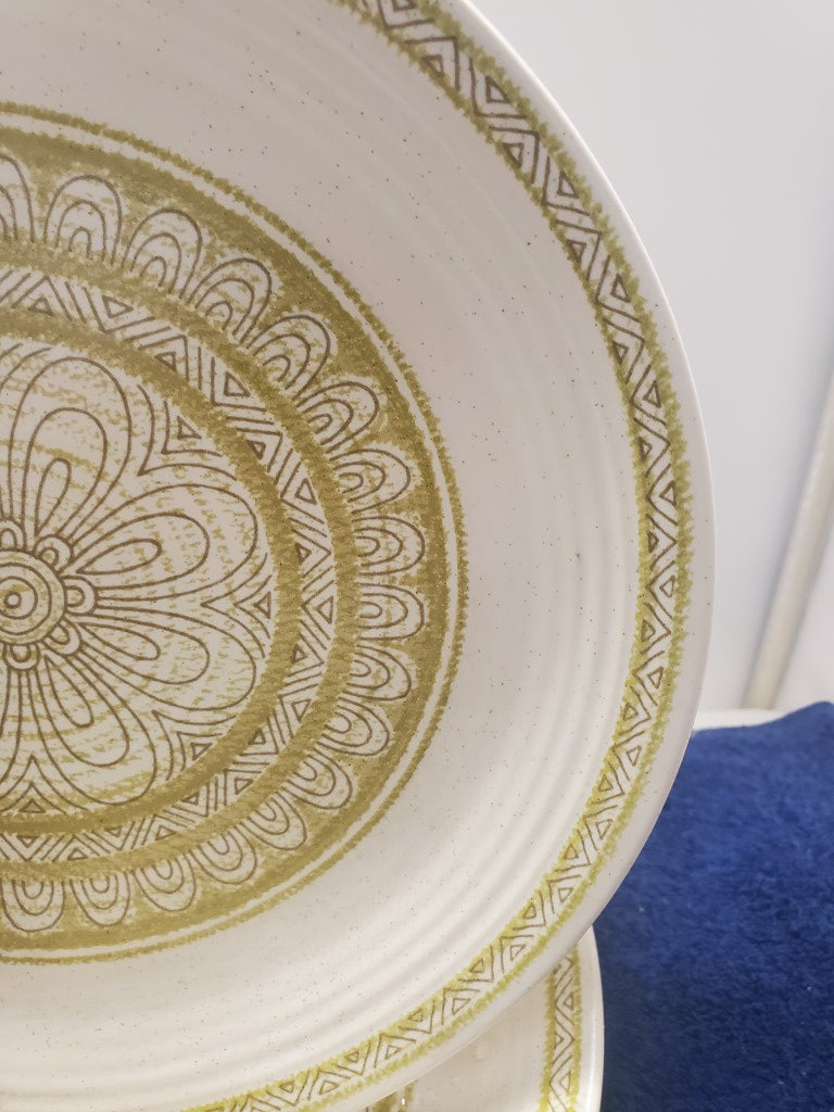 Set of 2 Franciscan Hacienda Green Salad Plates LK
