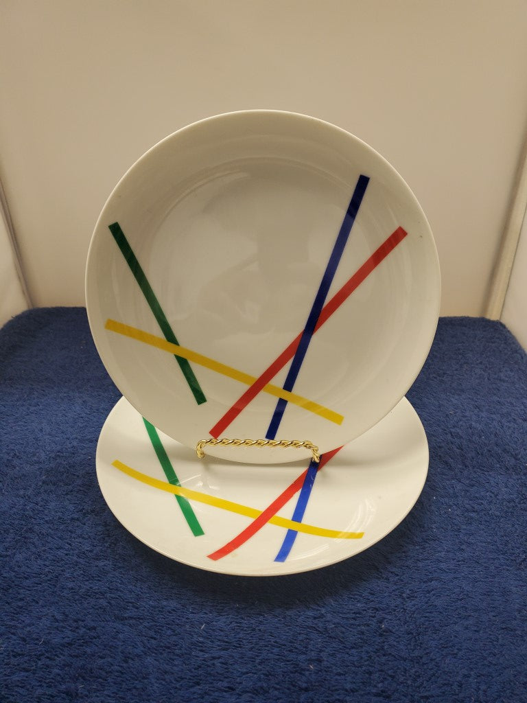 Set of 2 Mikasa Primary Palette Salad Plates LK