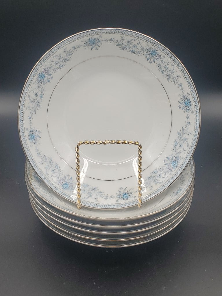 Set of 6 Noritake Blue Hill Coupe Soup Bowls LK