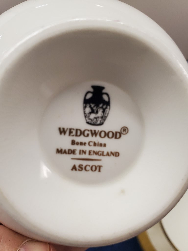 Set of 3 Wedgwood Ascot Cream Soup Cups Only LK