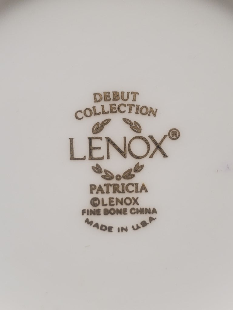 Lenox Patricia Creamer & Sugar Bowl with Lid LK