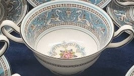 Wedgwood Florentine Turquoise (W2714) Cream Soup Cup