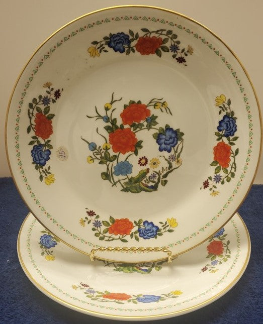 Set of 2 Aynsley Famille Rose Salad Plates LK