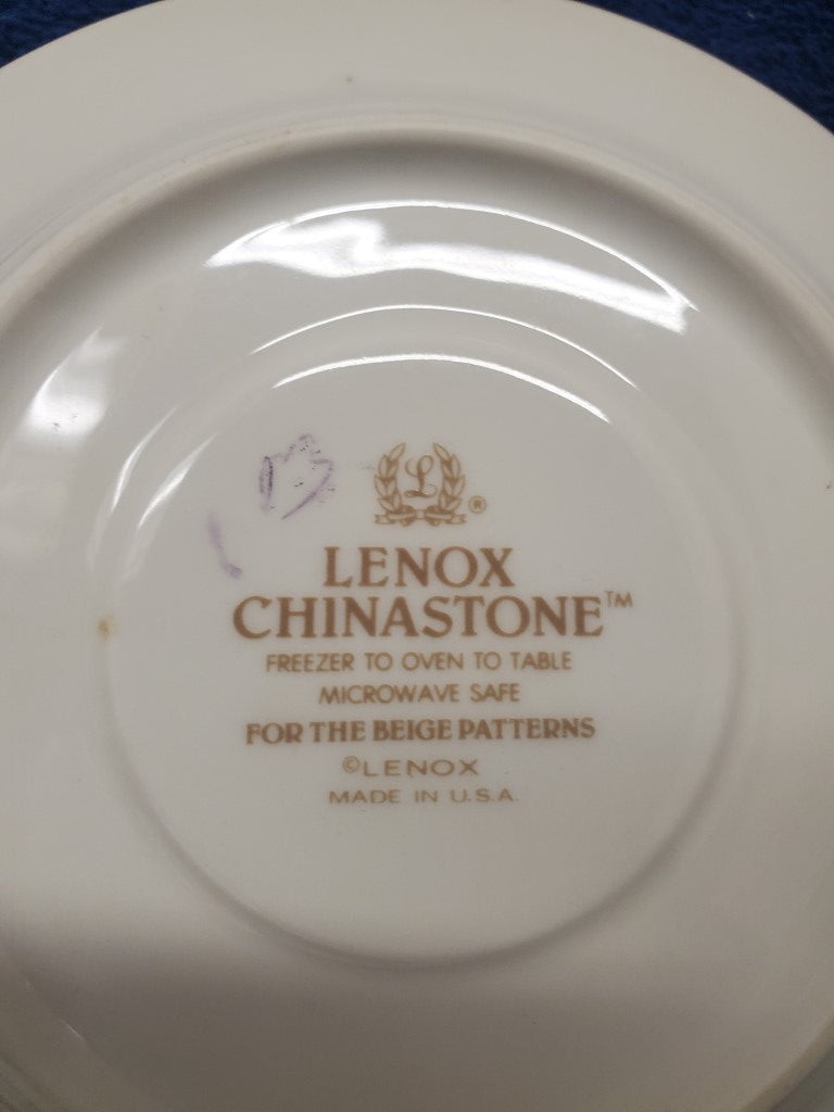 Set of 3 Lenox Blossoms on Beige Cup & Saucer Sets LK