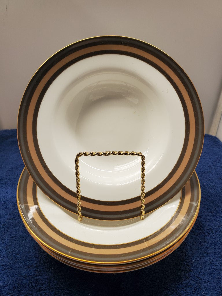 Set of 5 Royal Doulton Cadenza Rim Soup Bowls LK