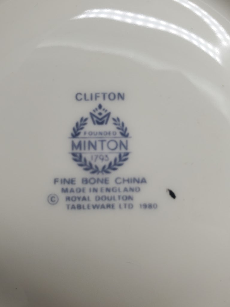 Set of 7 Minton Clifton Cup & Saucer Sets LK