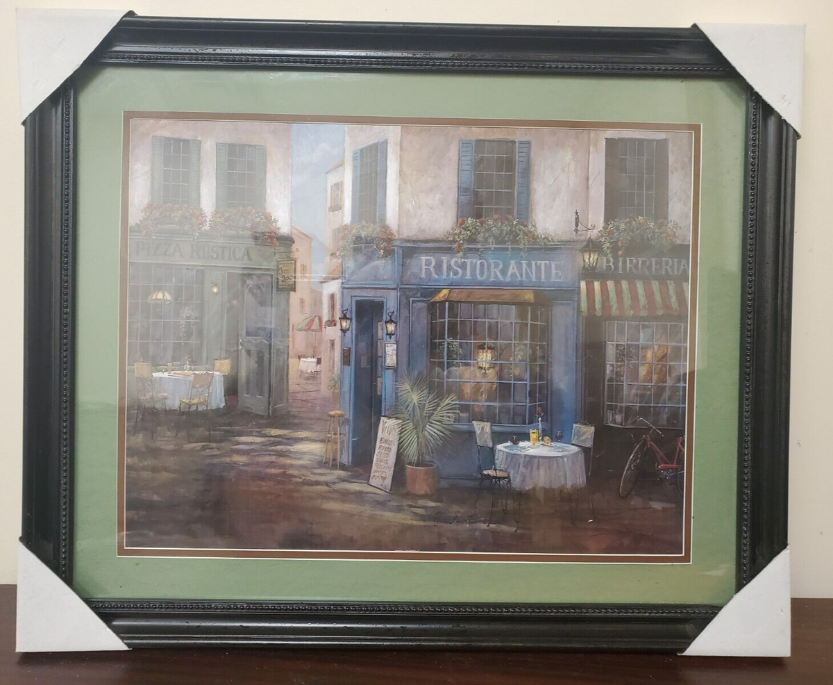 Collectable Framed Print Ruanne Manning 21" x 17" Pizza Rustica