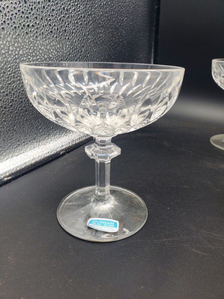 Set of 6 Gorham Aspen Champagne/Tall Sherbets LK