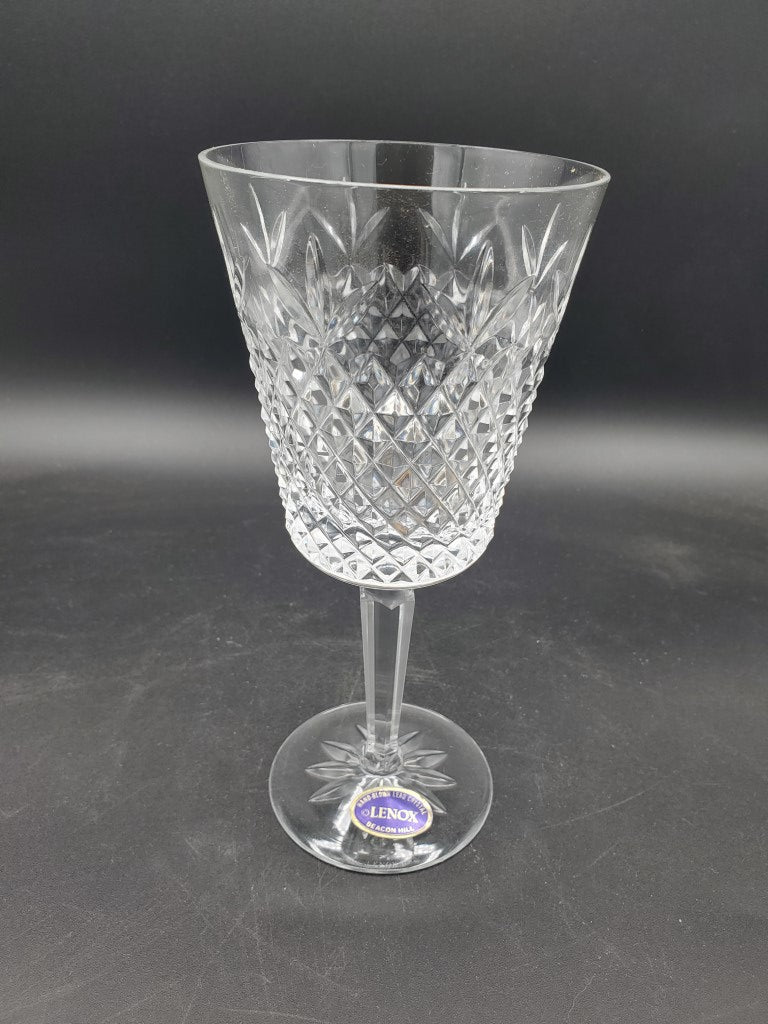 Set of 6 Lenox Beacon Hill Water Goblets LK