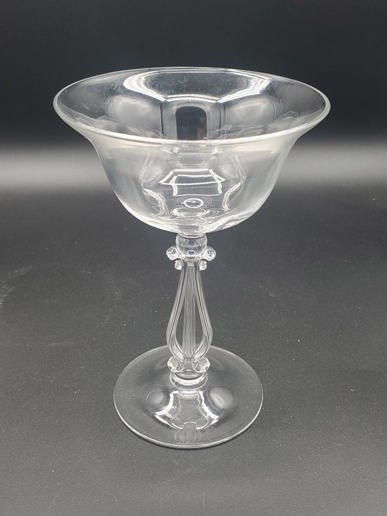 Set of 8 Cambridge Regency Clear (Stem 3575) Champagne/Tall Sherbets LK