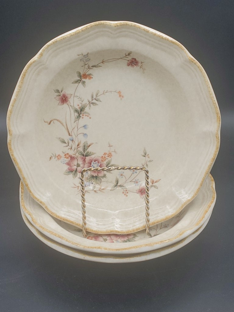 Set of 3 Mikasa Sunnyvale Salad Plates LK