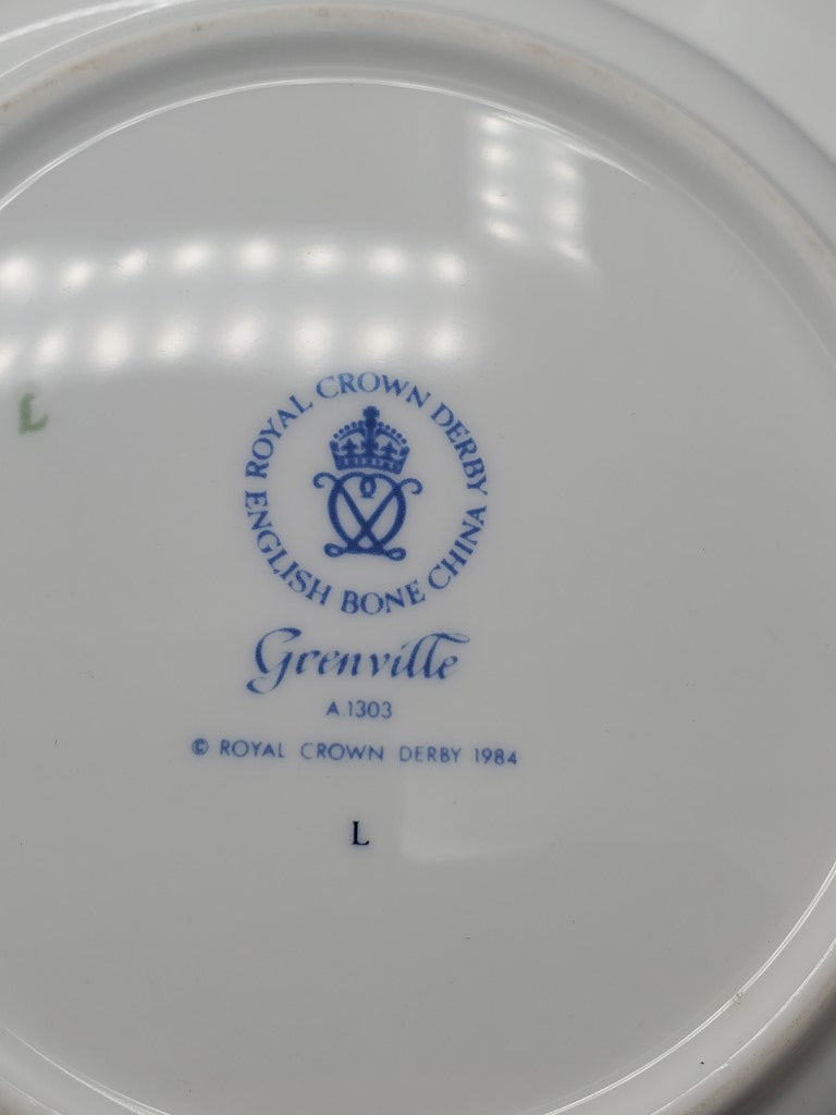 Royal Crown Derby Grenville Rim Soup Bowl LK