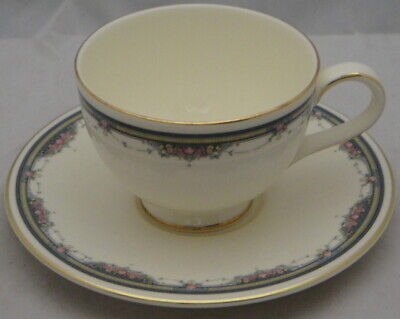 Set of 4 Royal Doulton Albany Footed Cup & Saucer Sets