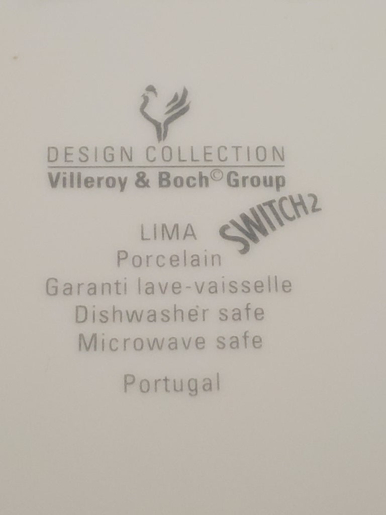 Set of 2 Villeroy & Boch Switch 2 Soup/Cereal Pieces