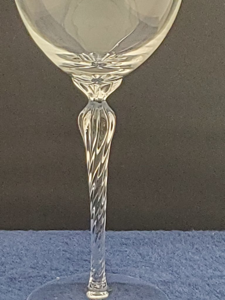 Set of 4 Lenox Crystal Aria Water Goblets