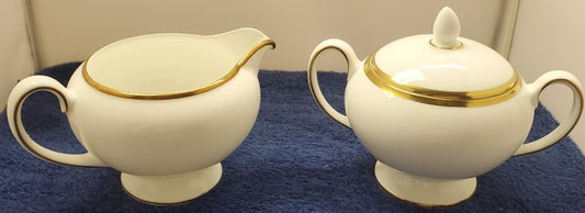 Wedgwood California Creamer and Sugar Bowl with Lid
