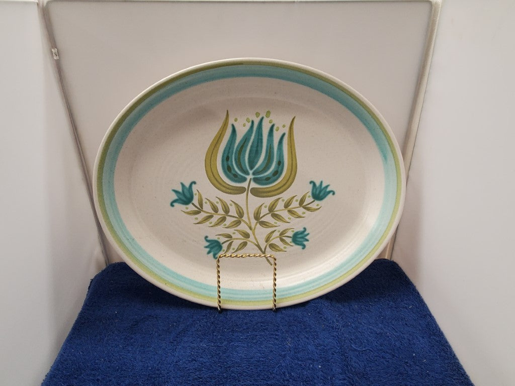 Franciscan Tulip Time 14" Oval Serving Platter LK